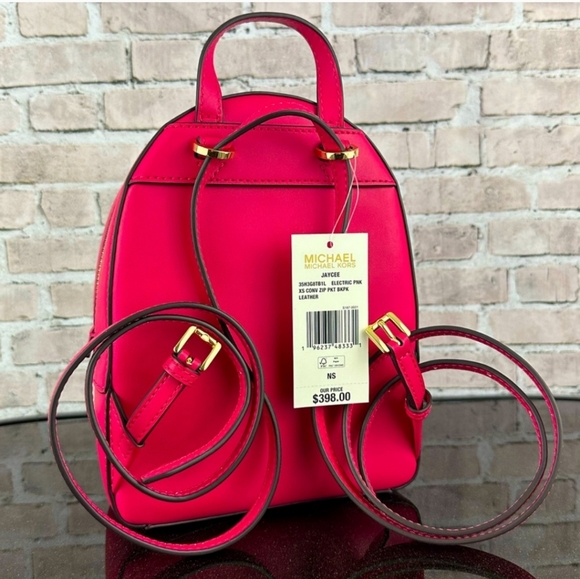 NWT Michael Kors Conv XS Leather Backback - Picture 2 of 8